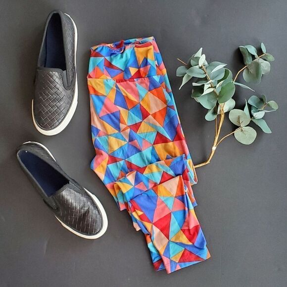 Lularoe Geometric Print Leggings - Picture 1 of 8